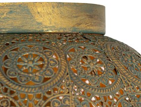 Ориенталски таванен аплик златист със зелен 28,5 см - Baloo