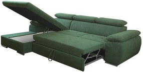 Ъглов диван Piemonte-Left-Green