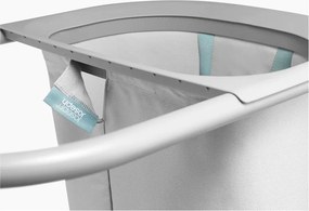 Светлосив текстилен кош за пране 2x40 l Duo – Joseph Joseph