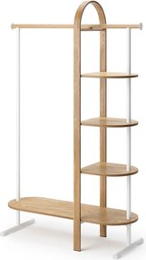 Бял комплект за коридор от естествено евкалиптово дърво Bellwood - Umbra