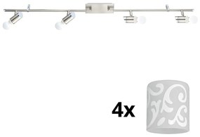 Eglo - LED точкови лампи MY CHOICE 4xE14/4W/230V хром/бяло