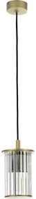 Argon 8755 - Екстериорен пендел NORFOLK 1xE27/15W/230V IP44 златист
