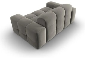 Сив кадифен диван 156 cm Kendal - Micadoni Home