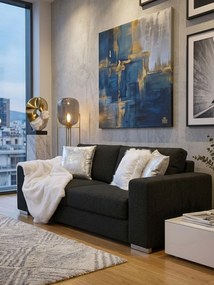 Диван Fantasy двуместен-165φ 90β εκ-Μαύρο