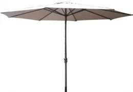 Градински алуминиев чадър с механизъм TLB005-350-6 таупе / 350см