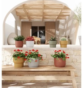 Керамична ръчно изработена саксия за цветя ø 20 cm Echo – Artevasi