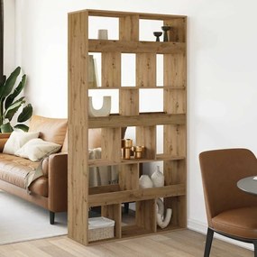 3309383 vidaXL Библиотека, дъб артизан, 100x33x187,5 см, инженерно дърво