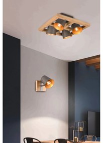 Прожектор в тъмносив и естествен цвят Bell – Trio