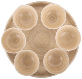 Бамбуков комплект за сервиране в естествен цвят ø 32 cm Puro – PT LIVING