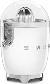 Електрическа цитрус преса Smeg CJF11WHEU, 70 W, Антикапкова система, Противоплъзгаща се основа, Бял