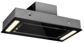 Klarstein Remy абсорбатор за таван, за вграждане, 90 cm EEK A 620 m³/h touch LED стъкло