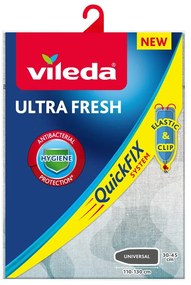 Синьо-сиво памучно покритие за дъска за гладене Ultra Fresh - Vileda