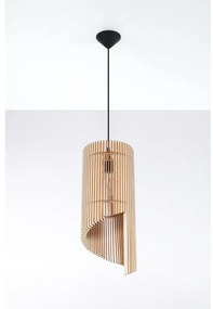 Дървена висяща лампа Limpezia - Sollux