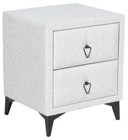 Нощно шкафче Sonata Kolajen Linen, Сив,  ПДЧ, Дамаска