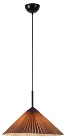 Сиво висящо осветително тяло ø 50 cm Plisado - Markslöjd