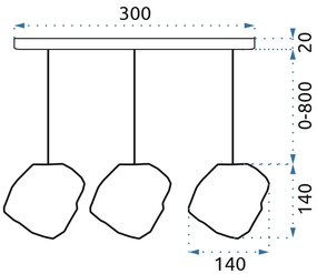 Пендел LED ICE APP320