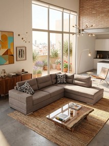 Ъгъл диван Caza-Left-280φ 220β-beige