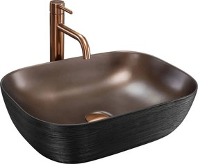 Умивалник за плот Rea Belinda COPPER BRUSH / Black