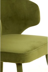 Зелени тапицирани трапезни столове в комплект 2 бр. Kosaka – Light &amp; Living