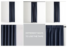 Тъмносиньо термо/dimout перде 140x270 cm Kierra – Restilo