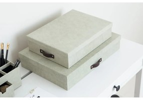 Бежова кутия за съхранение Oskar - Bigso Box of Sweden