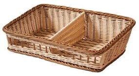 Водоустойчив панер PVC правоъгълен с две отделения 49x31xН10см GCC-(671341-OT) - Horecano