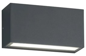 LED външна стенна лампа (височина 5 см) Trent - Trio