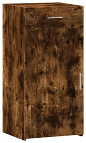 846289 vidaXL Бюфет, опушен дъб, 45x42,5x93 см, инженерно дърво