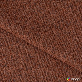 Теракотено двойно легло 160x200 cm тапицирано с място за съхранение с включена подматрачна рамка Pointt – ELTAP