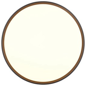 Черно-бяло LED осветително тяло за таван ø 47 cm Spacy – Trio