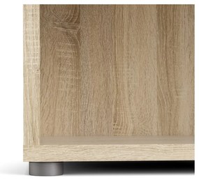Модулна етажерка за книги в дъбов декор в естествен цвят 89x189 cm Prima - Tvilum