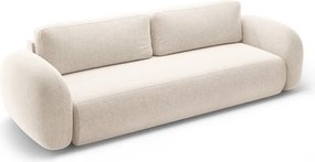 Кремав шенилов сгъваем/с място за съхранение диван 262 cm Tonale – Cosmopolitan Design