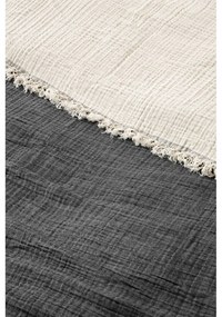 Тъмносива муселинова покривка за двойно легло 230x250 cm - Mijolnir