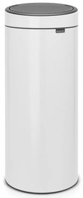 Кош за боклук Brabantia Touch Bin New 649999, 30 л, Безшумно и плавно затваряне, Бял