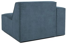 Син модулен диван от рипсено кадифе (ляв ъгъл) Sting – Scandic