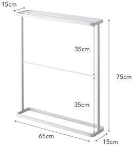 Бяла стойка за кърпи Tower - YAMAZAKI