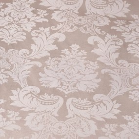 Бежово двойно удължено спално бельо от дамаск 230x220 cm Damask Jacquard – Catherine Lansfield