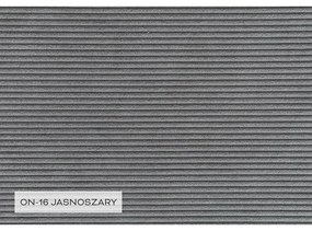 Сив разтегателен ъглов диван от рипсено кадифе (десен ъгъл) Lofty Lilly – Miuform