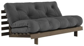 Черен разтегателен диван 160 cm Roots - Karup Design