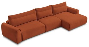 Оранжев ъглов диван Aden – Bobochic Paris