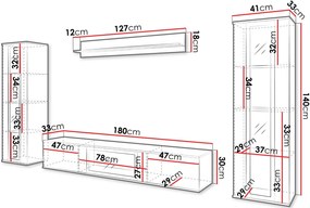 Комплект за Всекидневна Каро-Натурален
