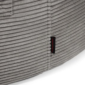 Пуф от рипсено кадифе в цвят горчица Roll 105 – SLOWDOWN