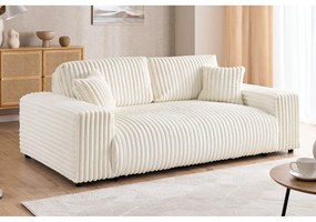 Кремав диван от рипсено кадифе 178 cm Justin – Ropez