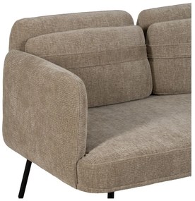 Бежов шенилов диван 127 cm Bind – Ixia