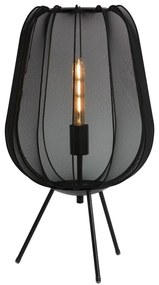 Черна настолна лампа (височина 60 cm) Plumeria - Light & Living