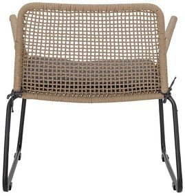 Градински фотьойл в сиво и бежово Mundo – Bloomingville