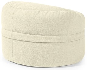 Кремав детски пуф от букле Roll 80 – SLOWDOWN