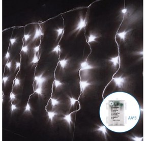 Aigostar - LED Екстериорни Коледни лампички 200xLED/8 функции 13x0,4 м IP44 студено бял