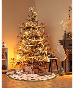 Зелен кръгъл килим с коледен мотив ø 150 cm Green Christmas – Villeroy&amp;Boch