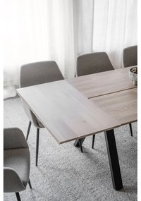 Сгъваема маса за хранене с дъбов плот 220x100 cm Carradale - Rowico